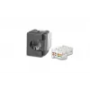 Wirewin WKS JACK KAT6A UTP Keystone-Modul, ungeschirmt, RJ45, werkzeuglos, Weiß