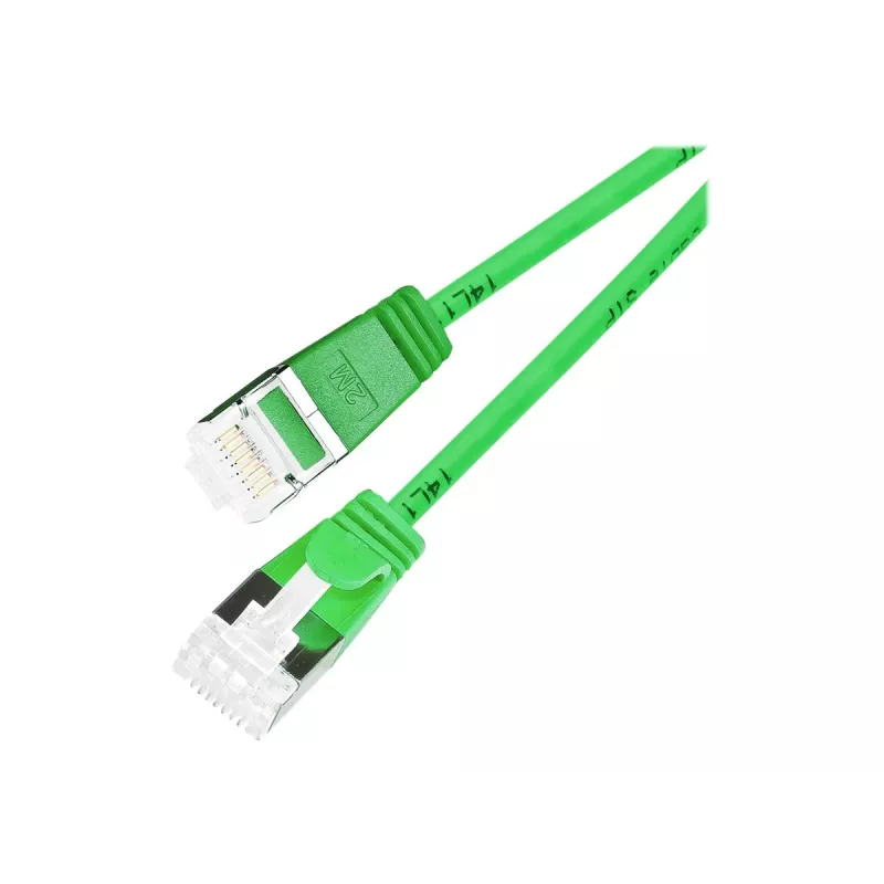Wirewin Cat 6a U/FTP Slim Ethernet Patchkabel, 7 m, Grün PKW-LIGHT-STP-K6A 7.0 GN