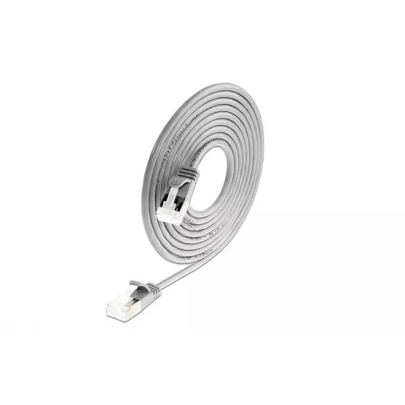 Wirewin Cat 6a U/FTP Slim Patchkabel, 0,25m, Grau PKW-LIGHT-STP-K6A 0.25