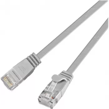 Wirewin SLIM U6 1 GR - Cat.6 Slim Patchkabel, U/UTP, 1,0 m, Grau PKW-SLIM-KAT6 1.0