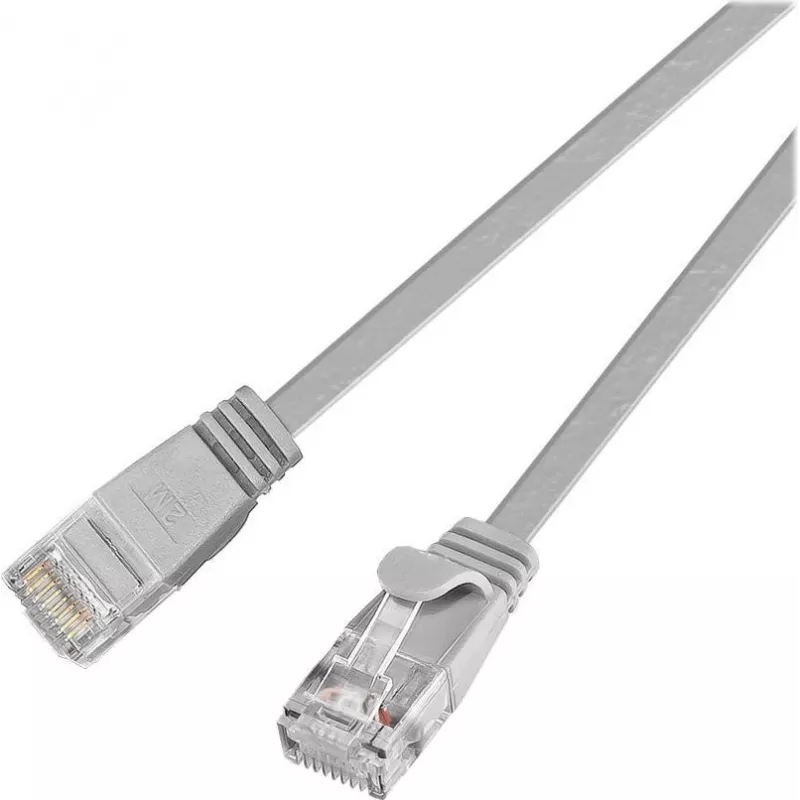 Wirewin SLIM U6 1 GR - Cat.6 Slim Patchkabel, U/UTP, 1,0 m, Grau PKW-SLIM-KAT6 1.0