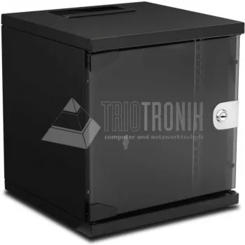 Wirewin WCAB 10 312X300X6U BL Wandmontage-Rack 6U Schwarz
