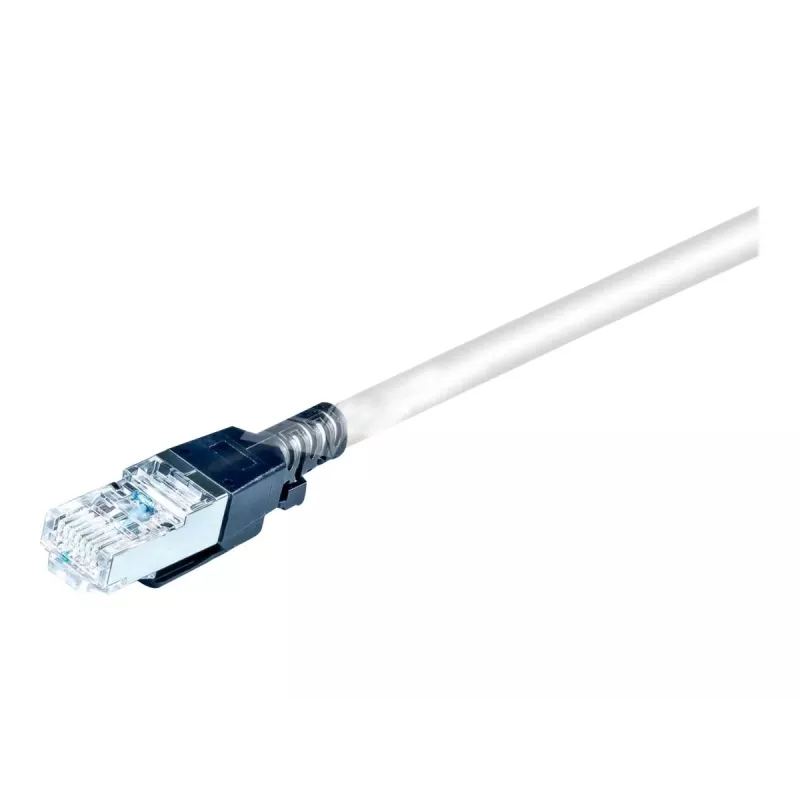 Wirewin PKW-SL-SFTP-KAT6A 1.0 SW Cat6a S/FTP Netzwerk-Patchkabel, 1 m, Grau