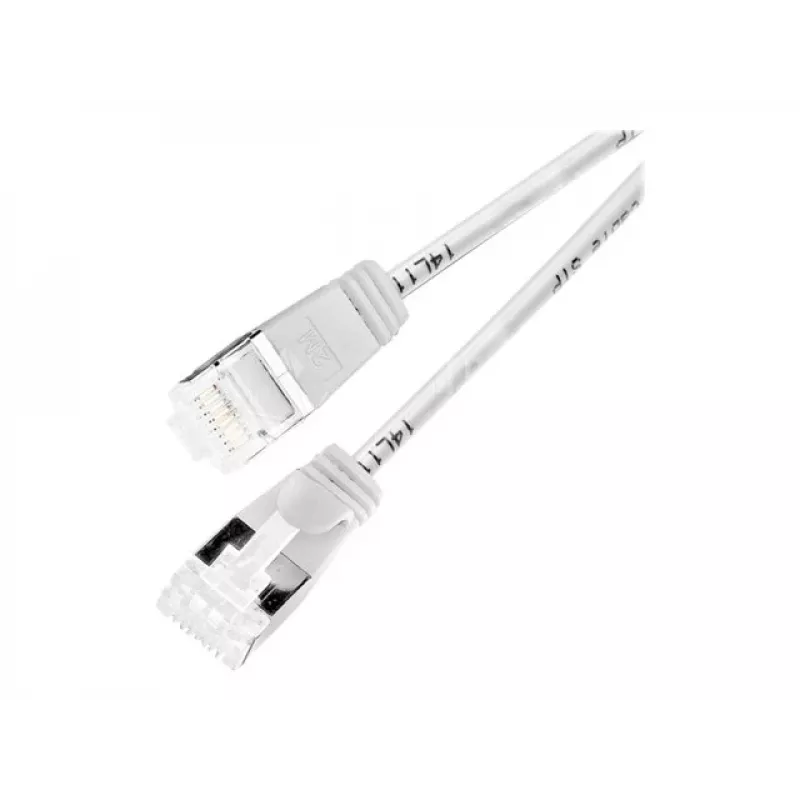 Wirewin Cat6a U/FTP Slim Ethernet Patchkabel, 3m, Weiß PKW-LIGHT-STP-K6A 3.0 WS