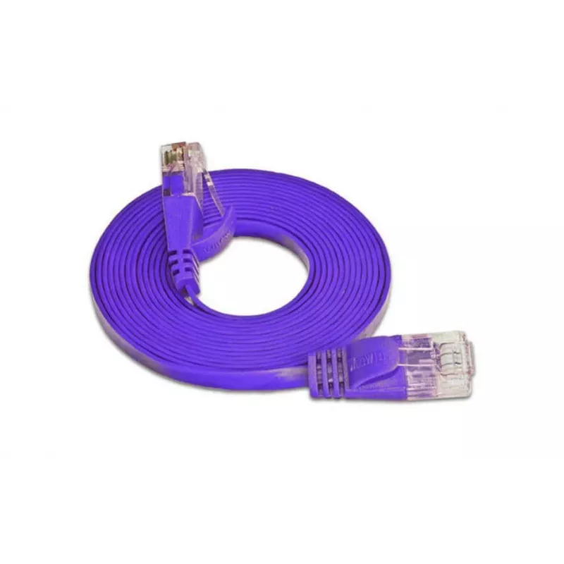 Wirewin Cat.6 Slim U/UTP Patchkabel, 10 m, Violett, 1 Gbps, RJ45 PKW-SLIM-KAT6 10.0 VT