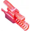 Wirewin MOD SL KAT6A STP 10 RT RJ-45 Stecker, Cat.6A, STP, werkzeuglos, Rot, 10er-Pack