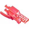 Wirewin MOD SL KAT6A STP 10 RT RJ-45 Stecker, Cat.6A, STP, werkzeuglos, Rot, 10er-Pack