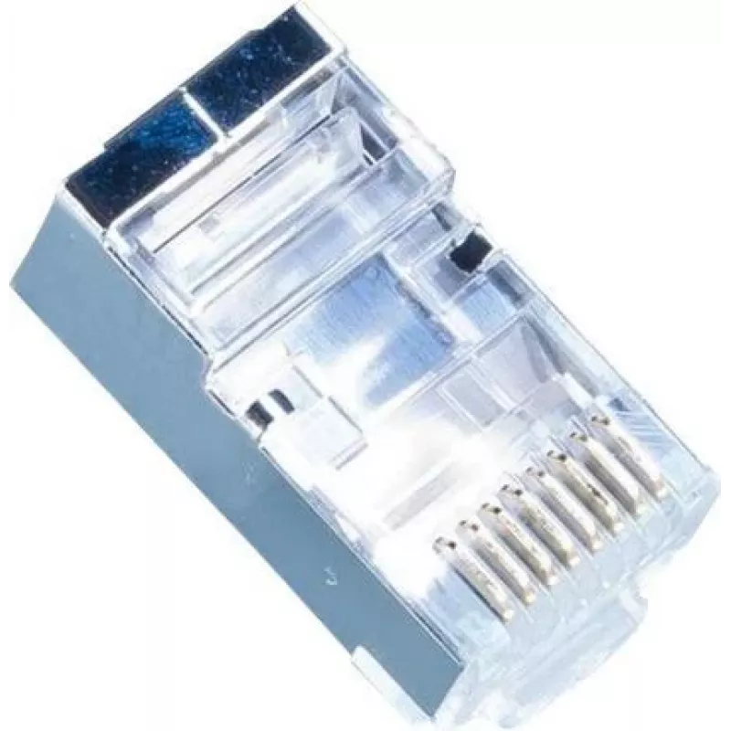 Wirewin MOD SL KAT6A STP 10 RT RJ-45 Stecker, Cat.6A, STP, werkzeuglos, Rot, 10er-Pack