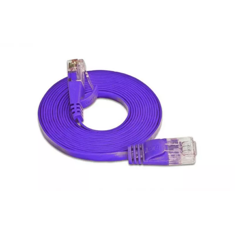 Wirewin SLIM Cat6 U/UTP Netzwerk-Patchkabel, Violett, 15 m PKW-SLIM-KAT6 15.0 VT