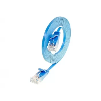 Wirewin SLIM U6 25 BL - Cat.6 Slim Patchkabel, U/UTP, 25 m, Blau (PKW-SLIM-KAT6 25.0 BL)