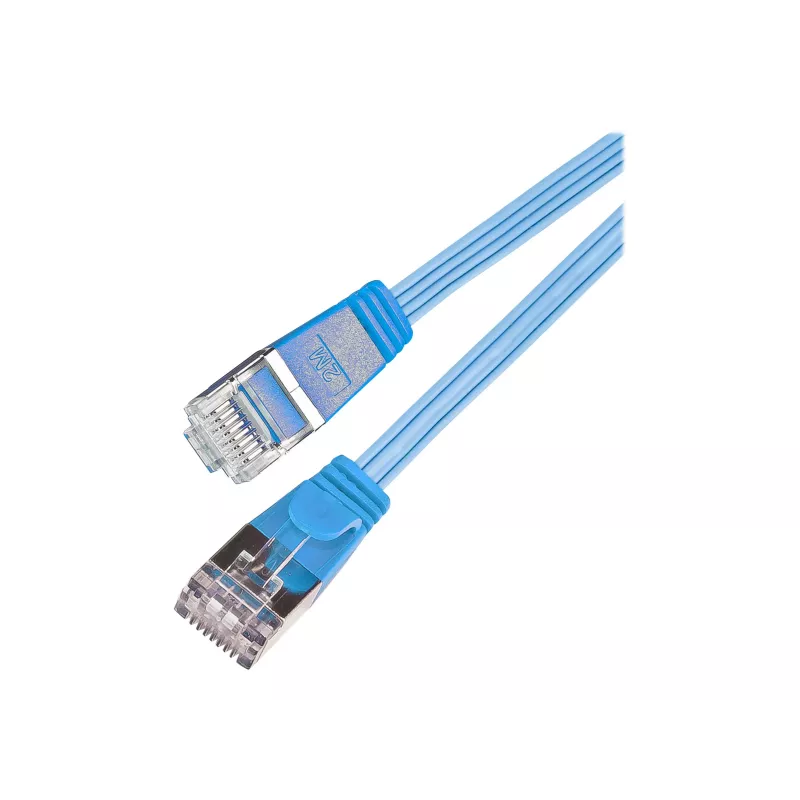 Wirewin Cat.6 SLIM Patchkabel, STP(PIMF), 0,1 m, Blau PKW-STP-SLIM-KAT6 0.1 BL