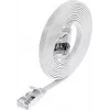 Wirewin Triotronik PKW-STP-SLIM-KAT6 0,1 WS - Cat6 U/FTP Slim Ethernet Patchkabel, 0,1 m, Weiß
