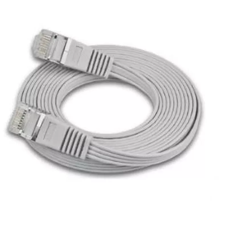 Wirewin Triotronik PKW-STP-SLIM-KAT6 0,1 WS - Cat6 U/FTP Slim Ethernet Patchkabel, 0,1 m, Weiß