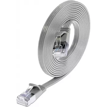 Wirewin Triotronik 0,15m Cat6 U/FTP Slim Ethernet Patchkabel, RJ45 Stecker zu Stecker, Grau PKW-STP-SLIM-KAT6 0.15