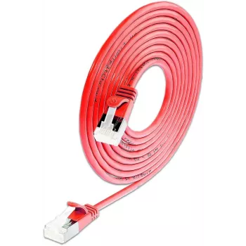 Wirewin SLIM KAT6A 10 Gigabit Light Patchkabel, 0,15m, U/FTP, Ø 3,8mm, Rot, 50er-Pack SLIM-LS-K6A 0.15 RD 50