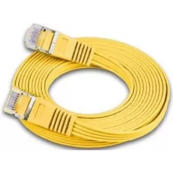 Wirewin Triotronik Cat6 U/FTP Slim Ethernet Patchkabel, 3m, Gelb PKW-STP-SLIM-KAT6 3.0 GE