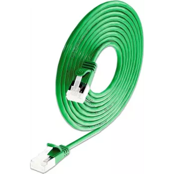 Wirewin Cat6a U/FTP Slim Ethernet Patchkabel, 10 Gbps, Grün, 0,15 m PKW-LIGHT-STP-K6A 0.15 GN