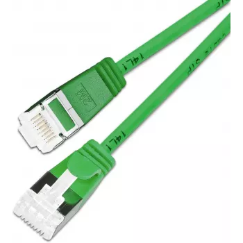 Wirewin Cat6a U/FTP Slim Ethernet Patchkabel, 10 Gbps, Grün, 0,15 m PKW-LIGHT-STP-K6A 0.15 GN