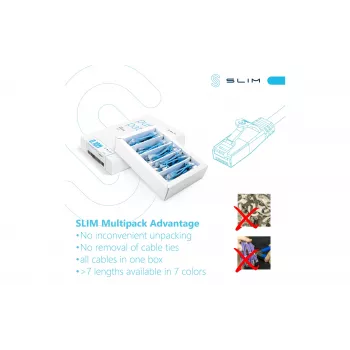 Wirewin SLIM-LS-K6A 1.0 90 Cat6A U/FTP Slim Ethernet Patchkabel, 1m, Grau, 90er-Pack