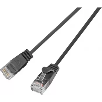 Wirewin Cat.6 SLIM-Light Patchkabel U/UTP 1,5m Schwarz PKW-LIGHT-K6 1.5 SW