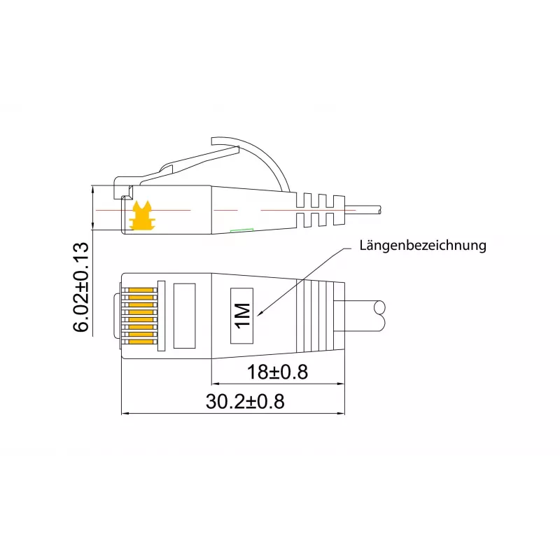 Wirewin Cat.6 SLIM-Light Patchkabel U/UTP 1,5m Schwarz PKW-LIGHT-K6 1.5 SW