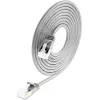Wirewin SLIM-LS-K6A 0,15 50 Cat6A Slim Ethernet Patchkabel, 0,15m, U/FTP, Grau, 50er-Pack