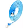 Wirewin SLIM-LS-K6A 0.15 BL 50 Cat6A Slim Ethernet Patchkabel, 0,15m, U/FTP, Blau, 50er-Pack