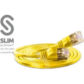 Wirewin Triotronik F/UTP Cat6 Patchkabel, 2m, RJ-45 Stecker/Stecker, Gelb PKW-LIGHT-STP-K6 2.0 GE
