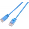Wirewin Cat6A U/UTP Slim Ethernet Patchkabel, 10 Gbps, 1 m, Blau SLIM-L-UU-K6A 1.0 BL