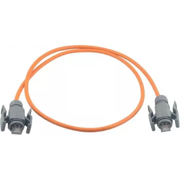 Wirewin Industrielles Cat6A S/FTP PUR Patchkabel, 30m, Orange, IP67 RJ45 PKW-I2-SF-K6A-PUR 30.0 OR