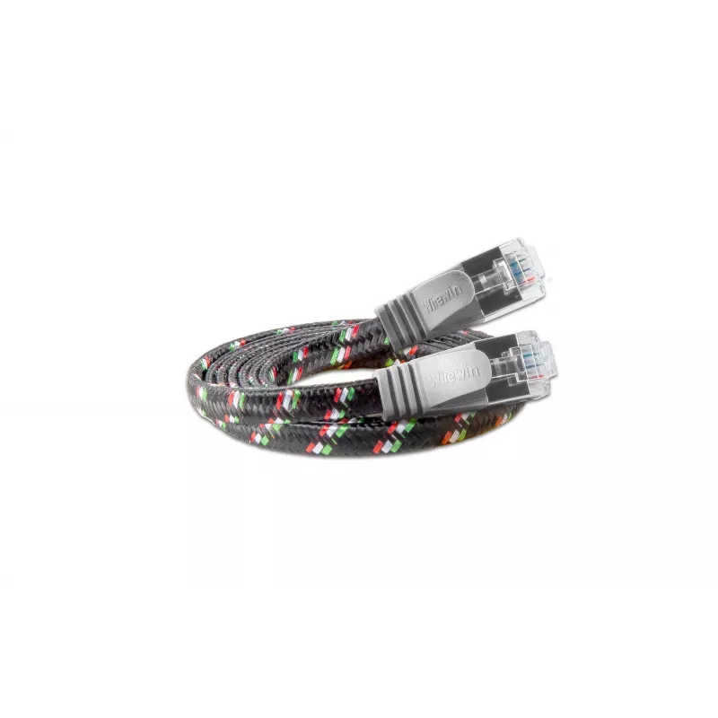 Wirewin Cat.6 SLIM-Tough F/FTP Patchkabel, 10 m, Grau PKW-TOUGH-STP-K6 10.0