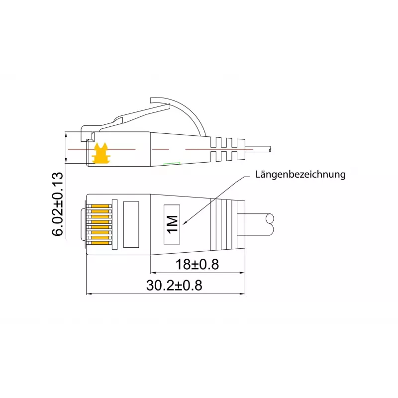 Wirewin Cat.6 SLIM-Tough F/FTP Patchkabel, 10 m, Grau PKW-TOUGH-STP-K6 10.0