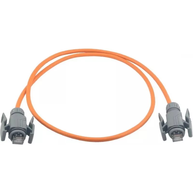 Wirewin Industrial Cat6a S/FTP PUR Patchkabel, 5m, Orange, IP67 RJ45 PKW-I2-SF-K6A-PUR 5.0 OR