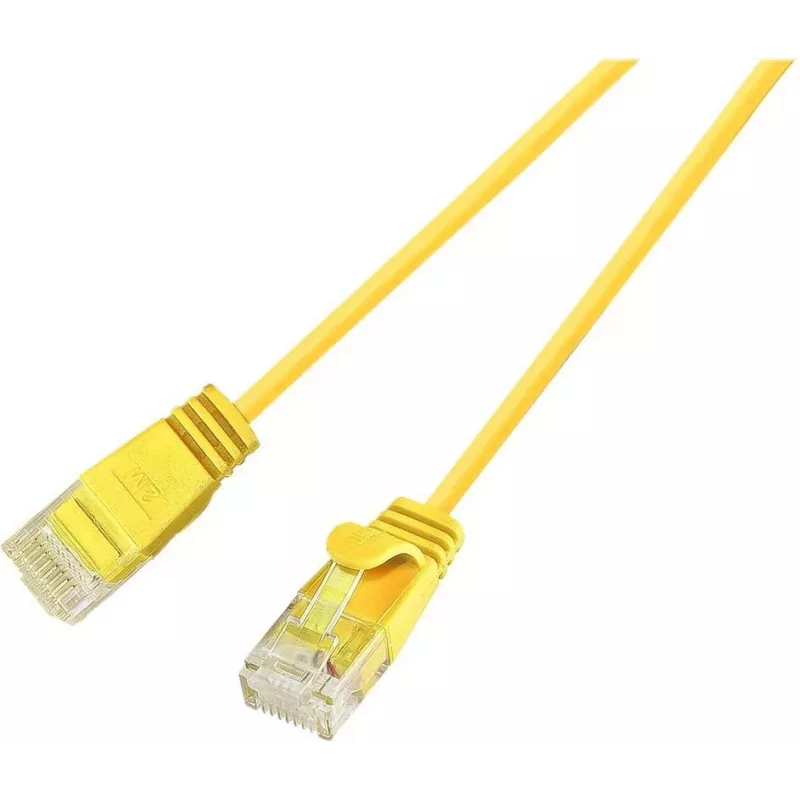 Wirewin Cat.6 SLIM-Light Patchkabel U/UTP 7,5m Gelb PKW-LIGHT-K6 7.5 GE