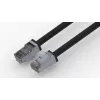 Wirewin Outdoor CAT6A S/FTP Patchkabel, 5m, Schwarz, PUR-Mantel, Anti-UV PKW-OUT-SF-K6A-PUR 5.0