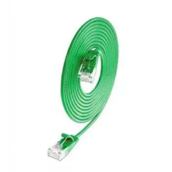Wirewin SLIM KAT6A 10 Gigabit Lightpatchkabel Rund, U/UTP, Ø 3,6 mm, Grün (SLIM-L-UU-K6A 1.5 GN)
