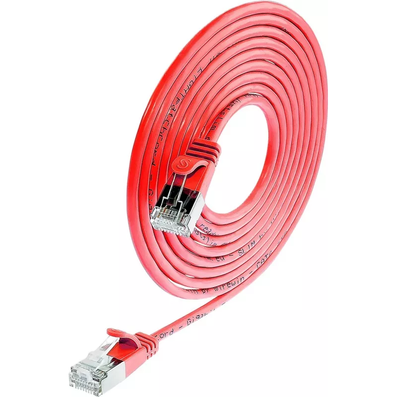 Wirewin SLIM SL6 7,5m Red Cat.6 U/FTP Slim-Light Patchkabel (PKW-LIGHT-STP-K6 7.5 RT)
