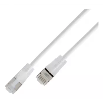 Wirewin SLIM KAT6A 10 Gigabit Lightpatchkabel rund, U/UTP, Ø 3,6 mm, weiss (SLIM-L-UU-K6A 3.0 WT)
