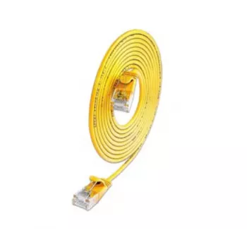 Wirewin SLIM KAT6A 10 Gigabit Lightpatchkabel rund, U/UTP, Ø 3,6 mm, gelb (SLIM-L-UU-K6A 1.5 YE)