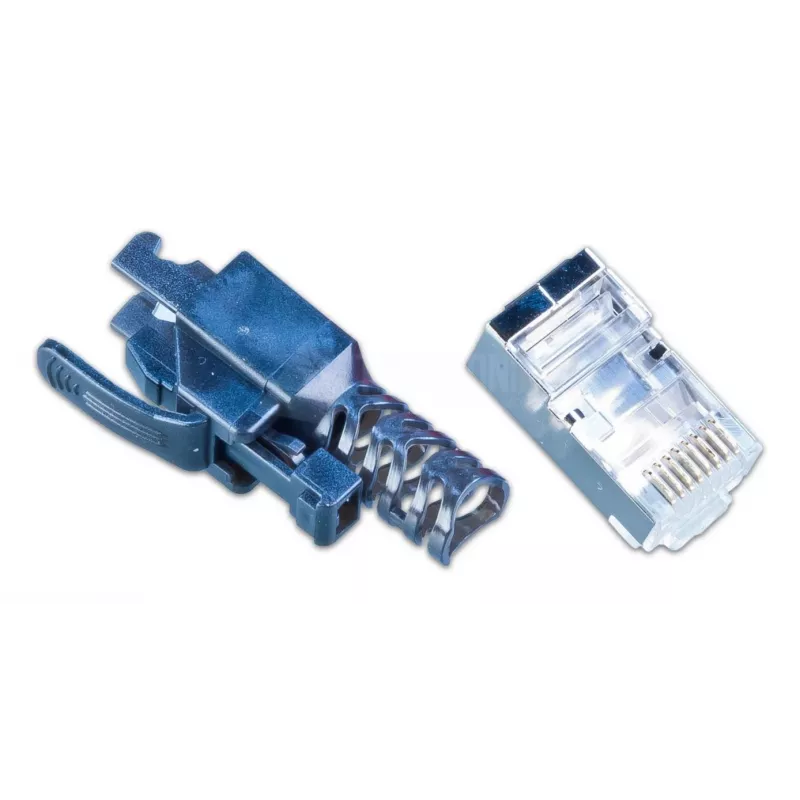 Wirewin MOD SL KAT6A STP 10 SW RJ45 Feldkonfektionierbarer Stecker, Cat6A, Geschirmt, 10er-Pack