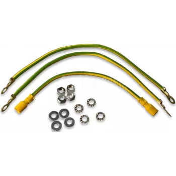 Wirewin WCAB PS2 Erdungsset - Kupferbeschichtete Stahl-Erdungsschiene, 2,5mm² Kupferlitzenkabel, 4-6 Anschlusspunkte