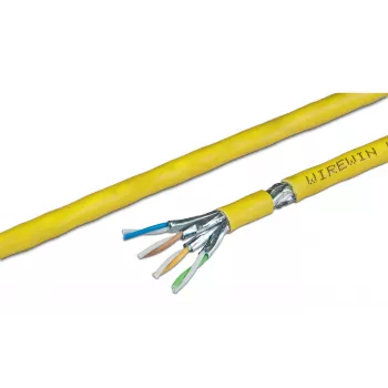 Wirewin WirewinCat.7 Rohkabel A Installationskabel, S/FTP, 1200MHz, LSOH3, Einzeldraht, PoE-optimiert, 1000m Netzwerkkabel (VKW SFTP K7A L3 1000SXQ)