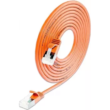 Wirewin SLIM KAT6A 10 Gigabit Lightpatchkabel rund, U/FTP, Ø 3,8mm, orange KAT6A LIGHT geschirmt (PKW-LIGHT-STP-K6A 0.15 OR)