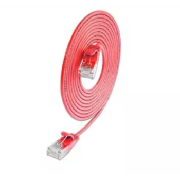 Wirewin SLIM KAT6A 10 Gigabit Lightpatchkabel rund, U/UTP, Ø 3,6 mm, rot (SLIM-L-UU-K6A 0.1 RD)