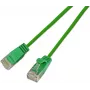 Wirewin Slim Cat.6A 10 Gigabit U/UTP Patchkabel, 5 m, Grün SLIM-L-UU-K6A 5.0 GN