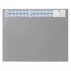 DURABLE Schreibtischunterlage mit transparenter Folie und Kalender 65x52 cm Grau