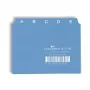 DURABLE A-Z Karteikartenregister für DIN A7, Blau, 20 Register