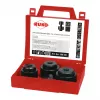 RUKO SLS-Set Mini Case Sicherheitsleuchten-System, 12 High-Power-LEDs, 120 Lumen, NiMH-Akku, Schwarz/Gelb