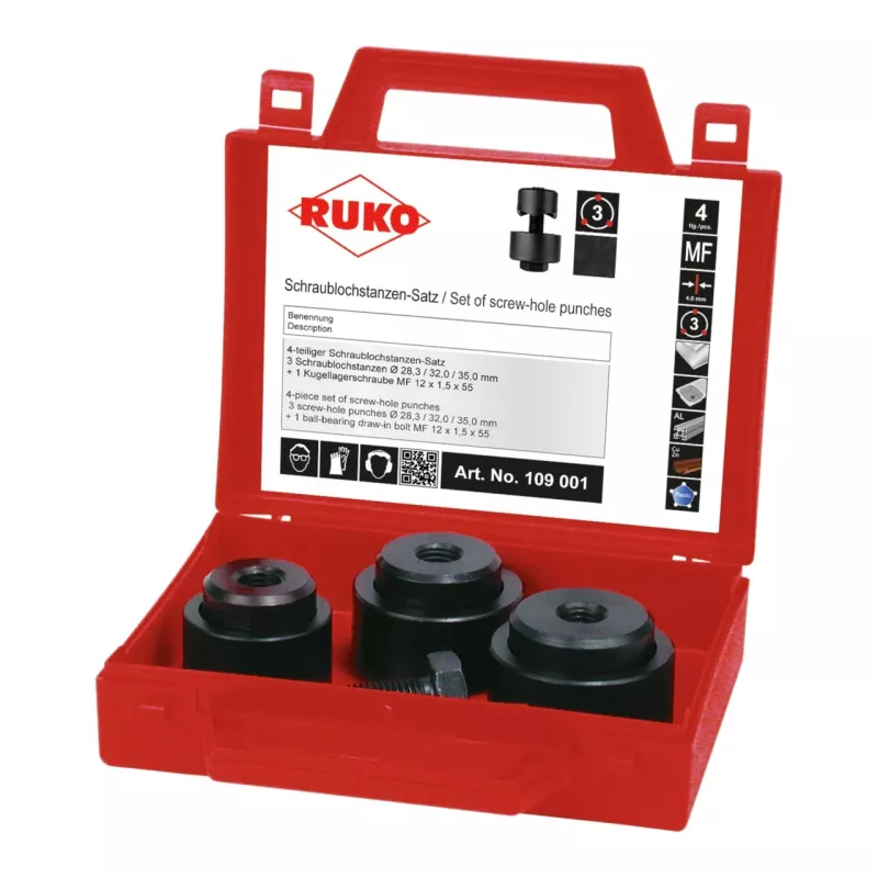 RUKO SLS-Set Mini Case Sicherheitsleuchten-System, 12 High-Power-LEDs, 120 Lumen, NiMH-Akku, Schwarz/Gelb