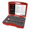 RUKO 109008K Schraublochstanzen-Set mit Kugellager, 12-teilig, im Kunststoffkoffer